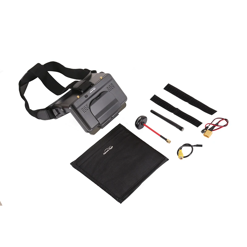 

Hawkeye 5 Inch FPV Monitor/Display Screen with Head Wear AR Glasses Receives Double Receiver 5.8GHZ Refraction