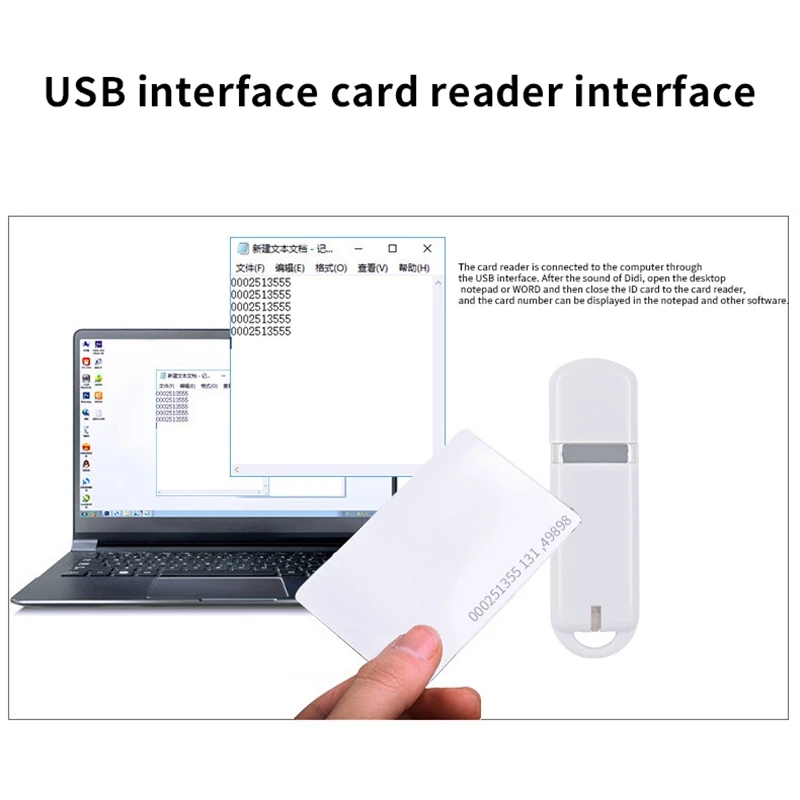 USB-ридер EM4100 125 кГц для чтения ID-карт с поддержкой Android | Электроника