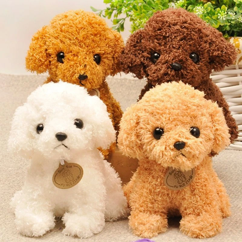 

Realistic Dog Toy Decoration Adorable Puppy Plush Doll Toy Handcrafted Artificial Fur For Decoration for Kids Baby Children Gift