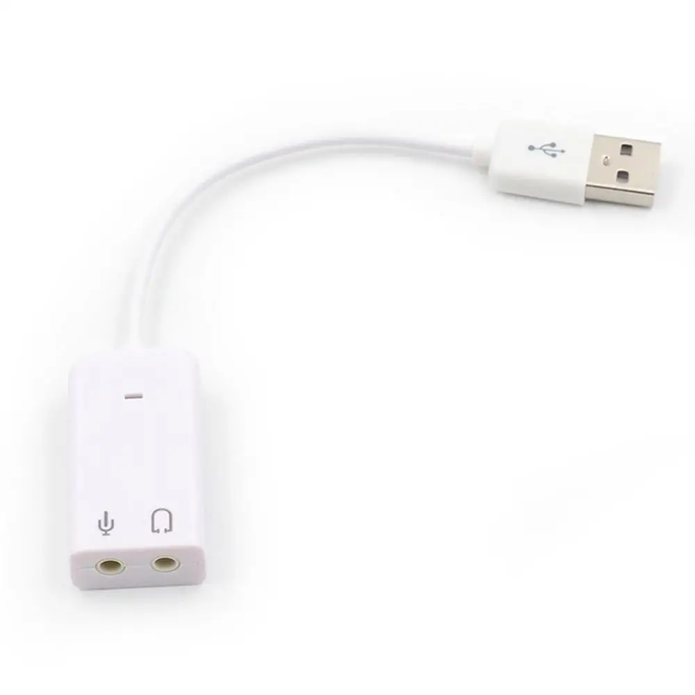 Внешняя USB звуковая карта 3D Виртуальная 7 1 канал Аудио Звуковая адаптер Plug & Play для