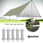 Веревочная Пряжка из нержавеющей стали, высокопрочная стальная веревочная пряжка, пружинный крючок, пряжка для кемпинга Pro, фиксированный крючок, пряжка, брезенты, десять