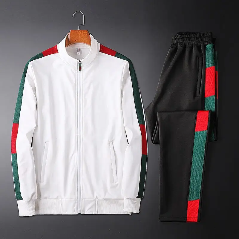 Men's Spring and Autumn Leisure Long Sleeve Suit Youth Korean Fashion Sports Suit Men's Wear Sportswear Two-Piece Set