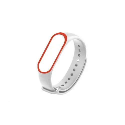 1 For Mi Band 4 Strap Wrist Strap for Xiaomi Miband 4 Dual Color Silicone for Watch Accessories for Sport Replacement Strap - Цвет: 1
