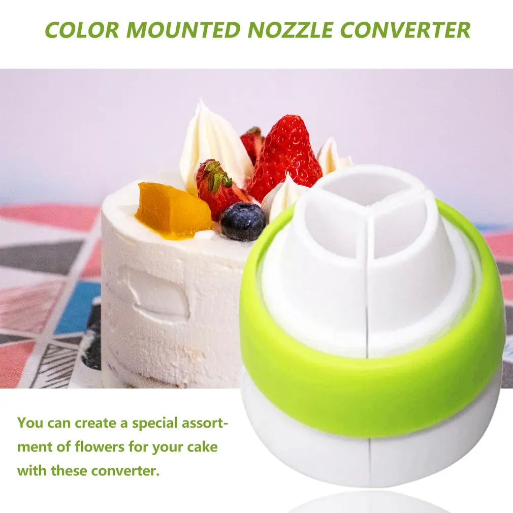 Насадка для обледенения трехцветный конвертер кондитерский крем украшения
