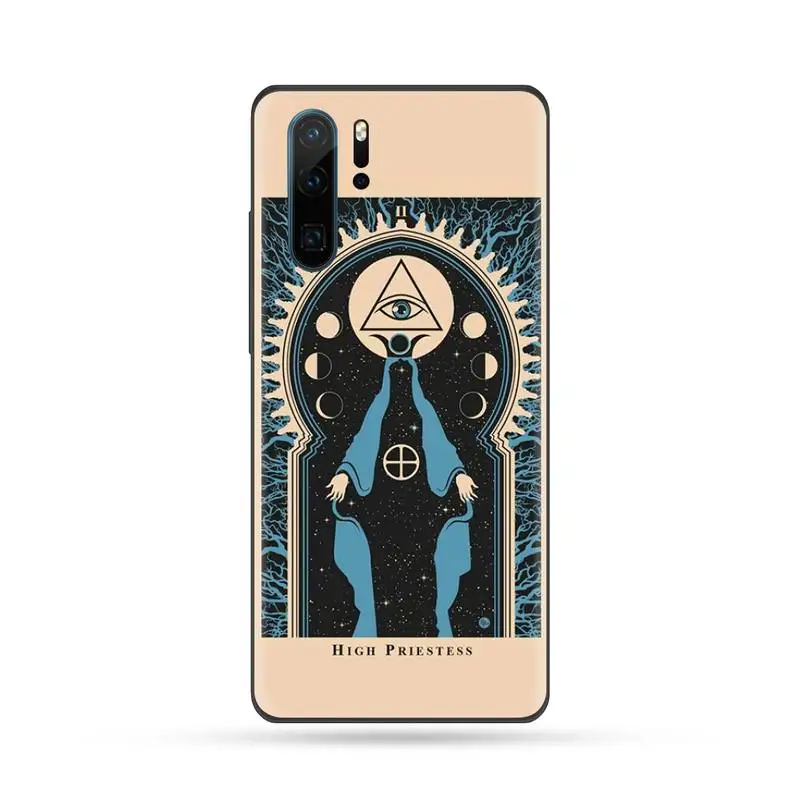

Witches moon Tarot Mystery totem Phone Cases For Huawei Mate 9 10 20 Pro lite 20x nova 3e P10 plus P20 Pro Honor10 lite