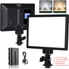 Viltrox L116T портативный светодиодный светильник для видеосъемки ультра-тонкий ЖК-дисплей двухцветная диммируемая DSLR студийная мини-лампа панель для YouTube show live Camera