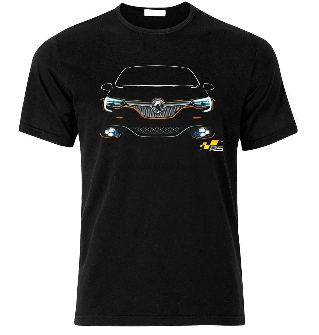 Размер S-3xl на заказ Спортивная футболка Renault Megane Led Fan летняя мода черный с