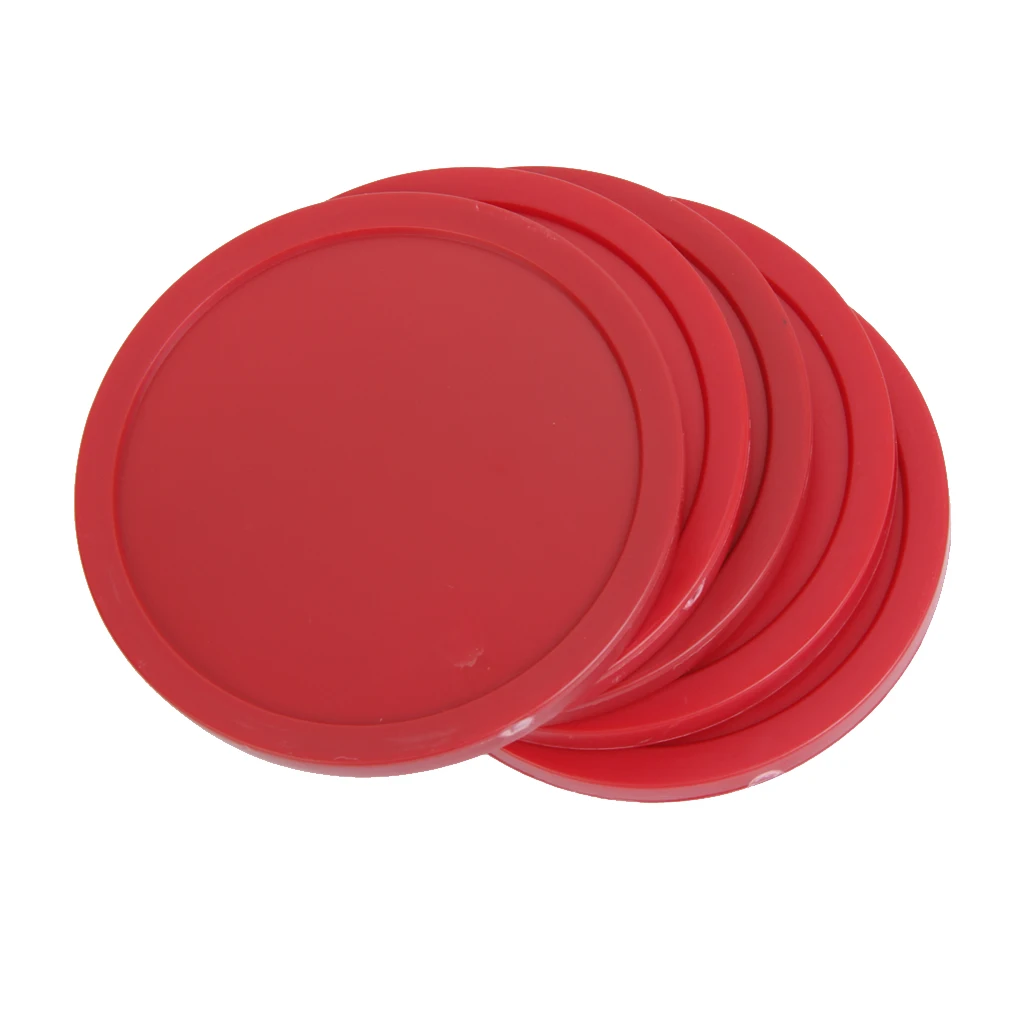 

4pcs 82mm Table Arcade Game Air Hockey Pucks Red Round Circle Children Adult