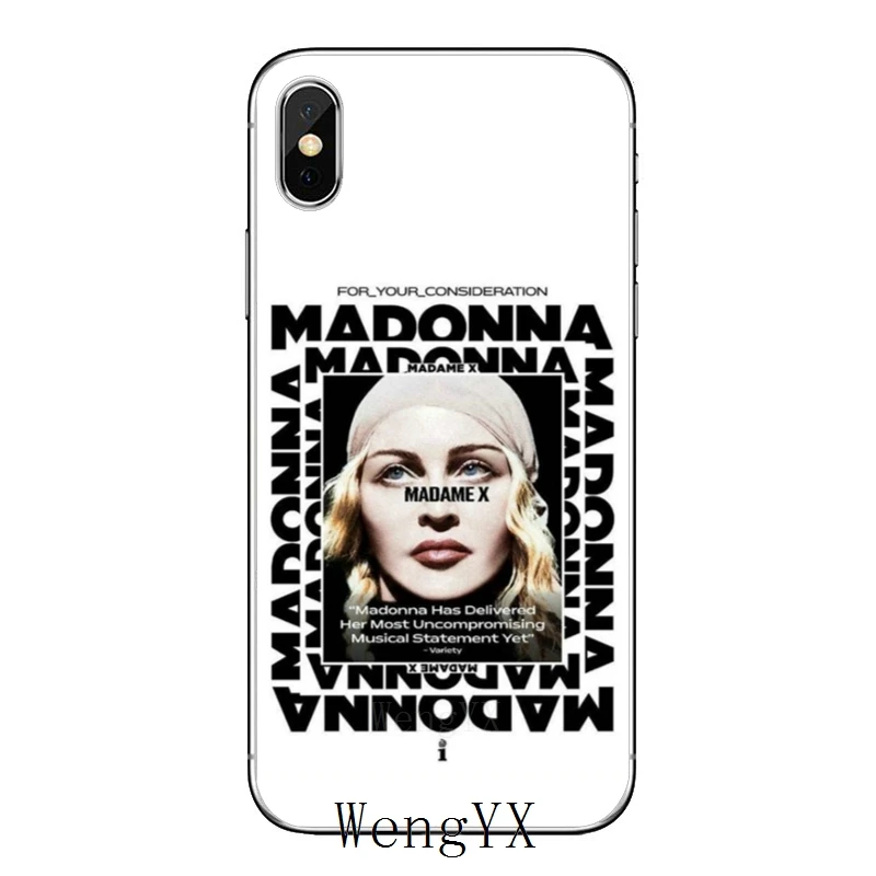 Madonna г жа x обложка чехол для samsung Galaxy S10 Lite S9 S8 S7 S6 edge Plus S5 S4 примечание 9 8 5 4 3 Ipad mini