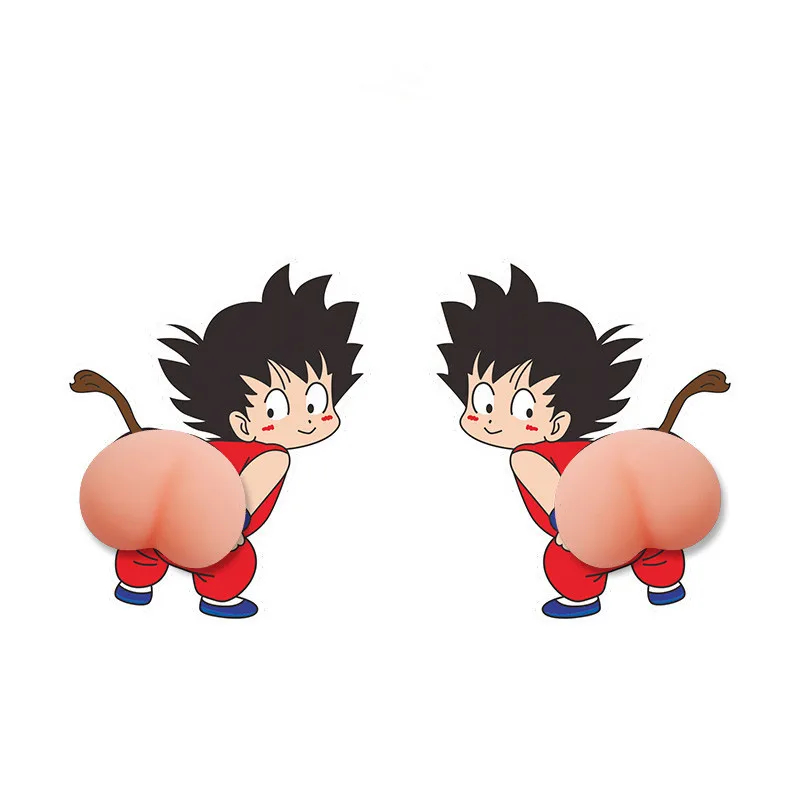 Аниме Наруто удзумаки Зоро Один Кусок Луффи силиконовые ягодицы бампер наклейка