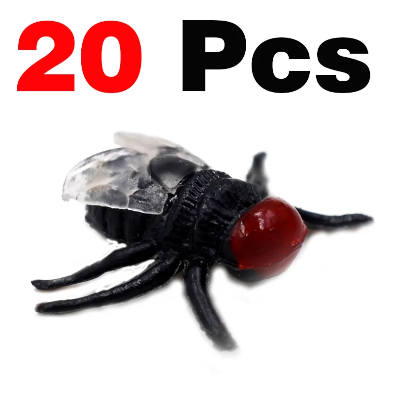 20Pcs Fishing Lure MNFT 20 шт. Fly Fishing мокрые мушки Реалистичная приманка насекомые для ловли форели - Цвет: 20Pcs Fishing Lure