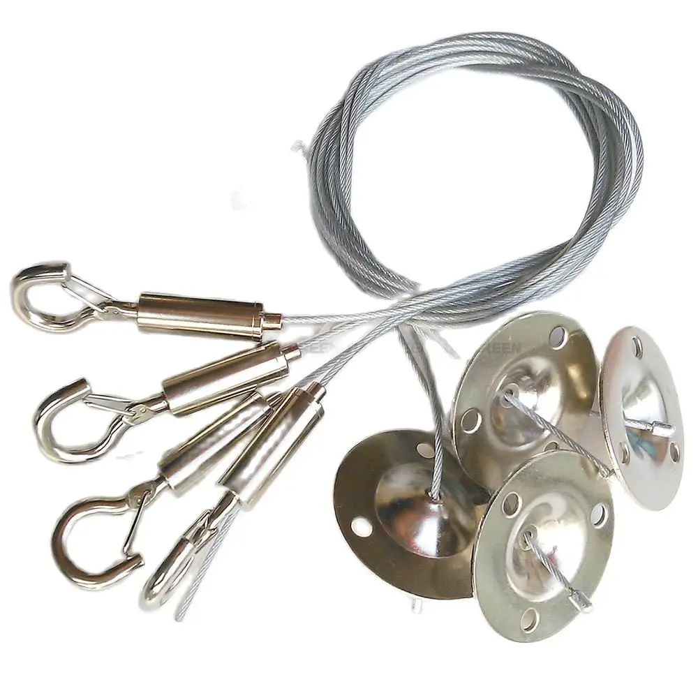 Промышленные инструменты стальной трос с замком крючок для освещения подвесное