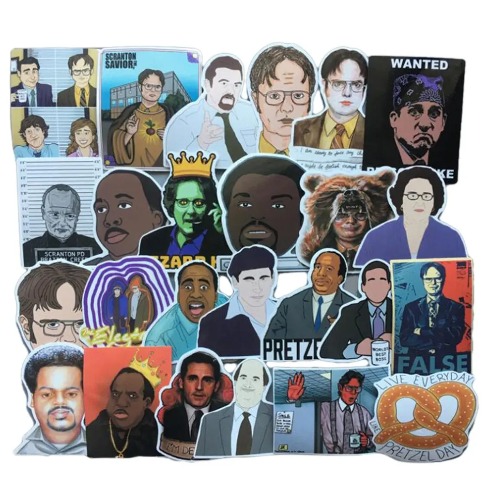 62 стикеры с граффити для офиса персональные водонепроницаемые мультяшная серия