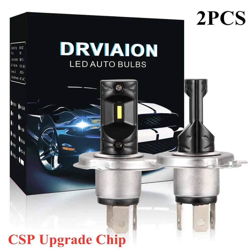 

2 шт. H8 H9 H11 Led H4 H7 туман светильник s лампы 12PCS-CSP 20000LM 6500K белый вождение автомобиля ходовой огонь Автомобильная Противо-Туманная лампа Led свети...