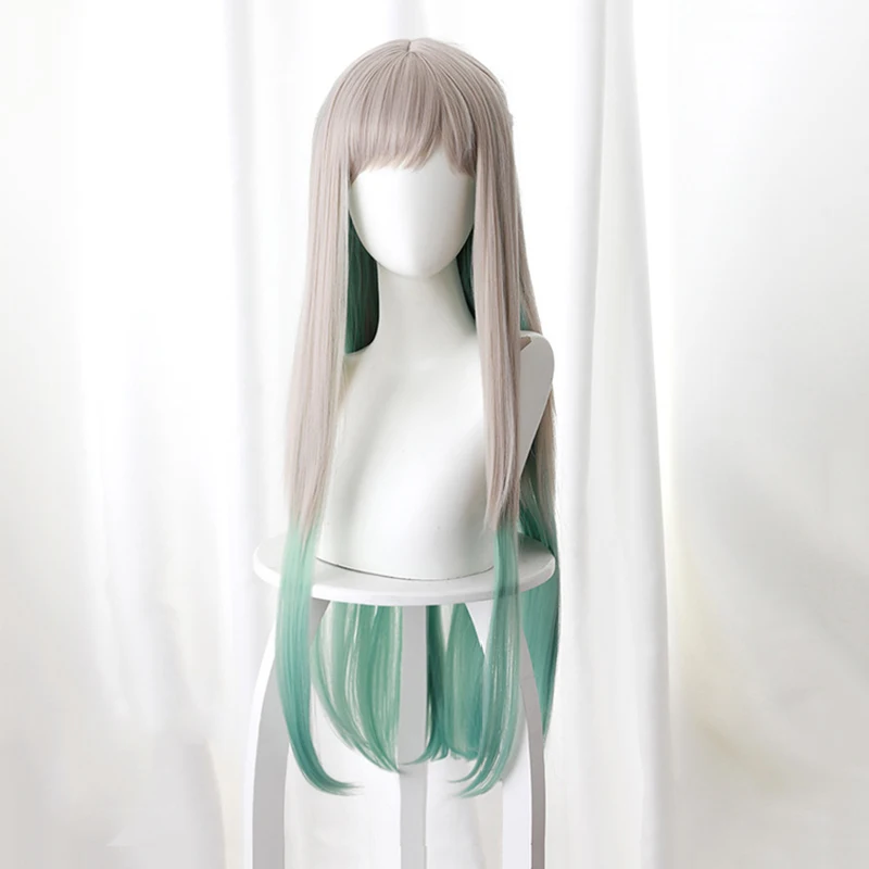 Парик для косплея Ханако кун из аниме комикс термостойкий синтетический с седыми