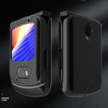 Luxury Ultra Thin Leather Protective Back Cover for Moto rola Razr 5G 2020 Shockproof Phone Case For Moto Razr 5G cases 2020