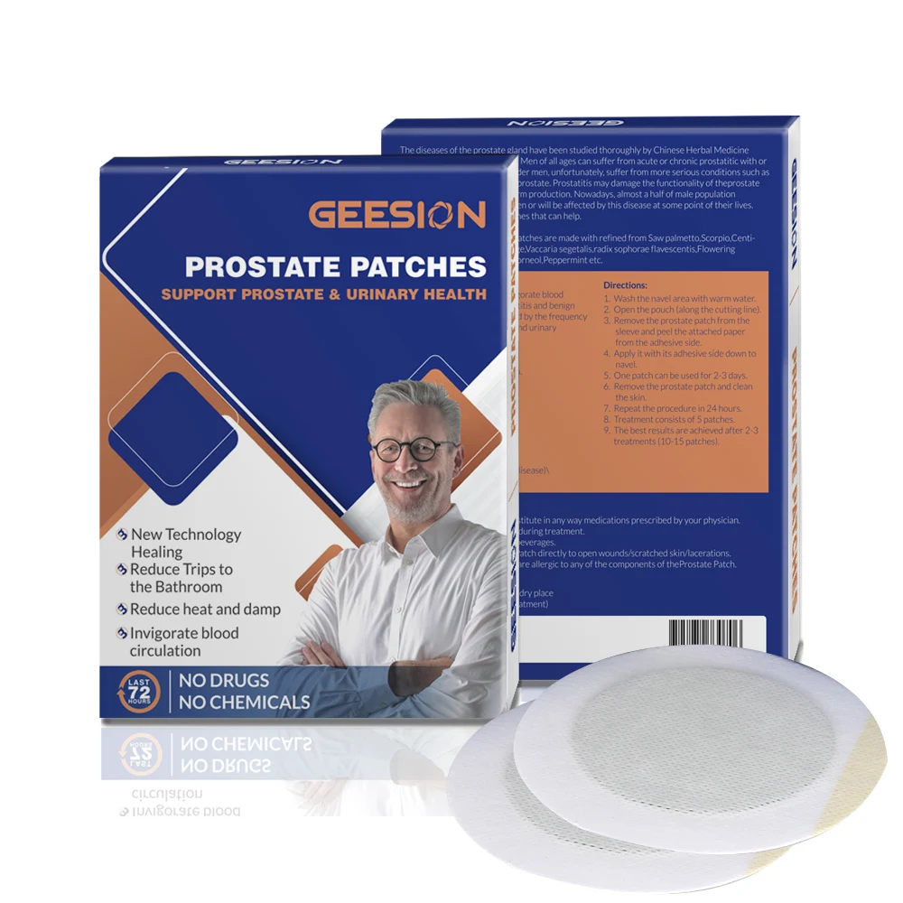 

5box=25pcs Navel Prostatic Plaster Herbal Prostatic Navel Sticker Urological Patch Male Prostatic Urology Treatment Health