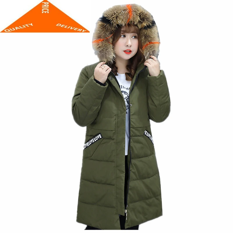 

Женская зимняя куртка с капюшоном, на утином пуху, размер 99XL