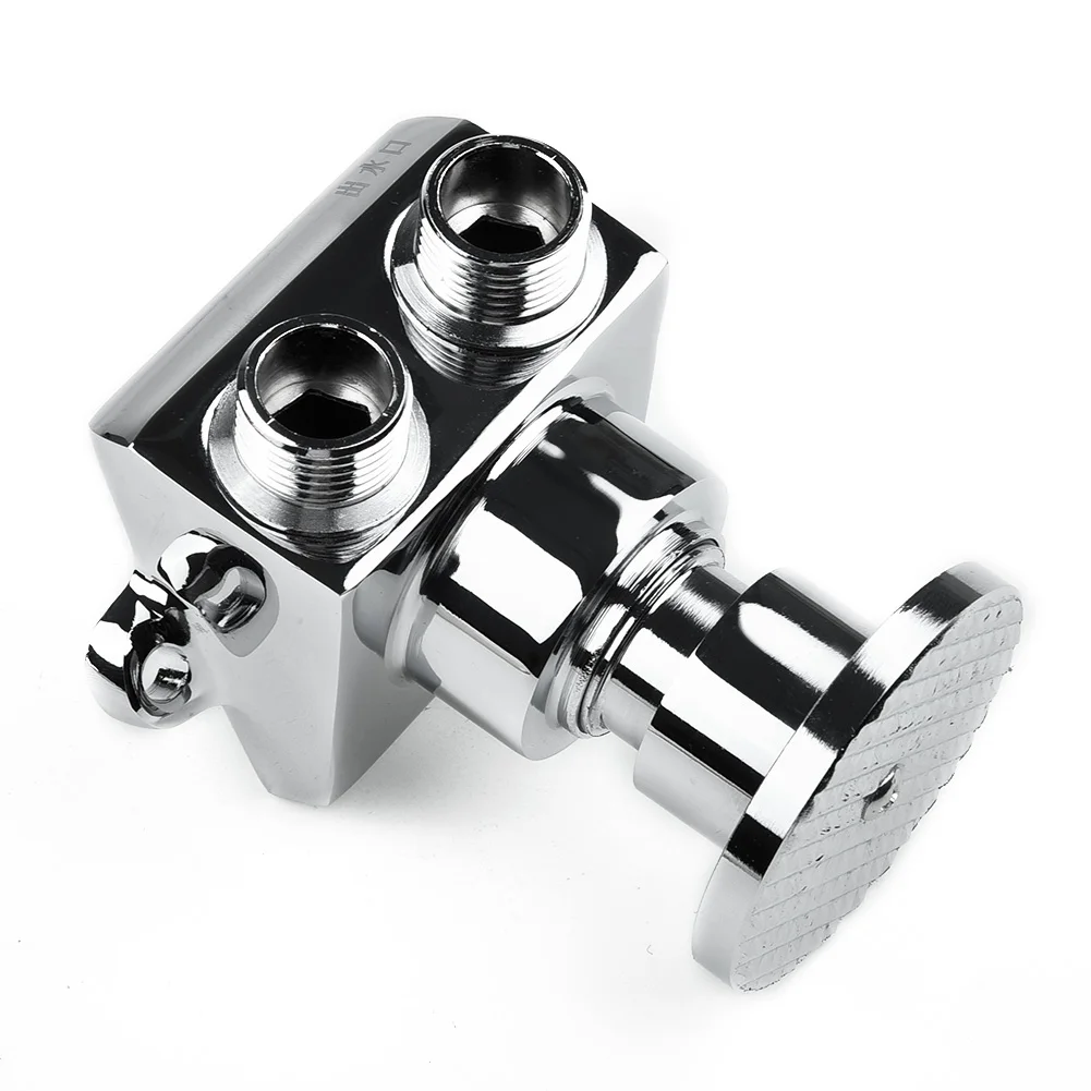

Sink Tap Valve Basin Faucet Floor Foot Pedal Control Switch Copper Single Cold Water For Kitchen Bathroom Home Decoration