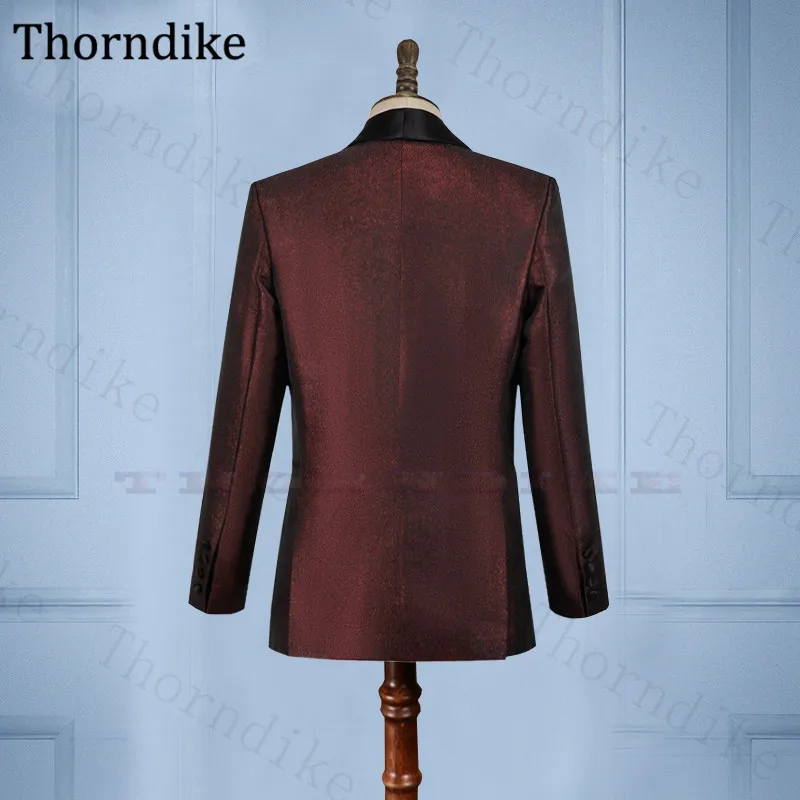 Модный мужской костюм Thorndike из 2 предметов однобортный смокинг с цветочным
