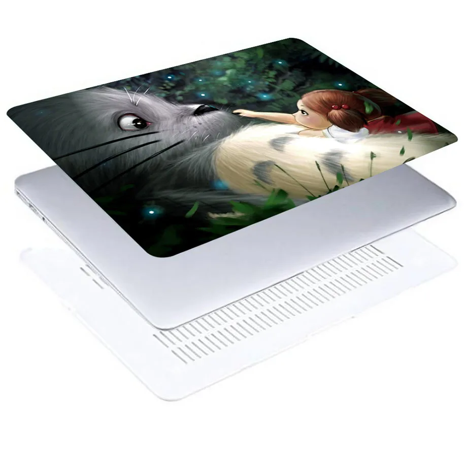 Милый аниме Тоторо корпус ПК Жесткий Чехол для ноутбука Macbook Air Pro retina 11 13 15 дюймов