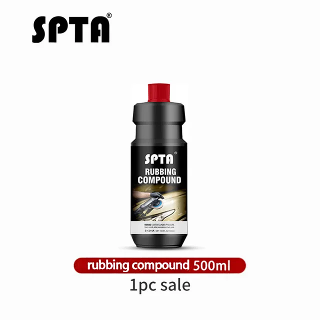 500ml Rubbing Compou SPTA 120 мл/500 мл Полировочная паста, автоматическое удаление царапин краски, абразивное натирание, соединение, полировка автомобиля, остекление, решетка, паста - Цвет: 500ml Rubbing Compou