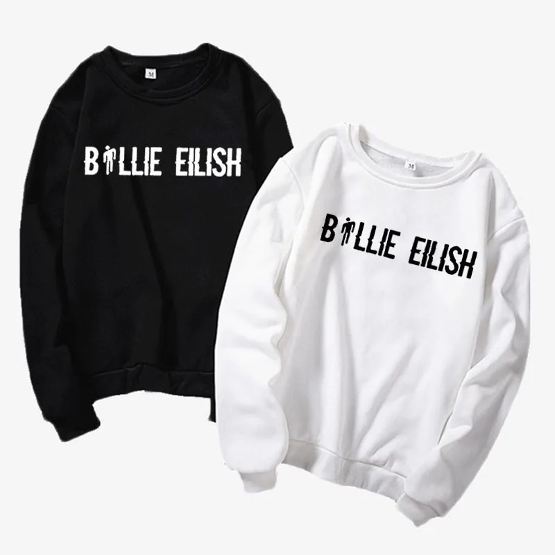 Billie Eilish, модные толстовки с принтом, с длинным рукавом, с капюшоном,,, повседневные, трендовые, Харадзюку, уличные, хип-хоп толстовки