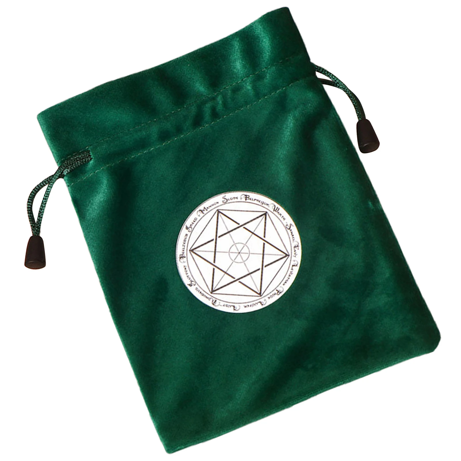 

Tarot Card Storage Bag Board Game Soft Protective Drawstring Bag Made Of Flocking Fabric Light And Soft For Tarot Card Lovers