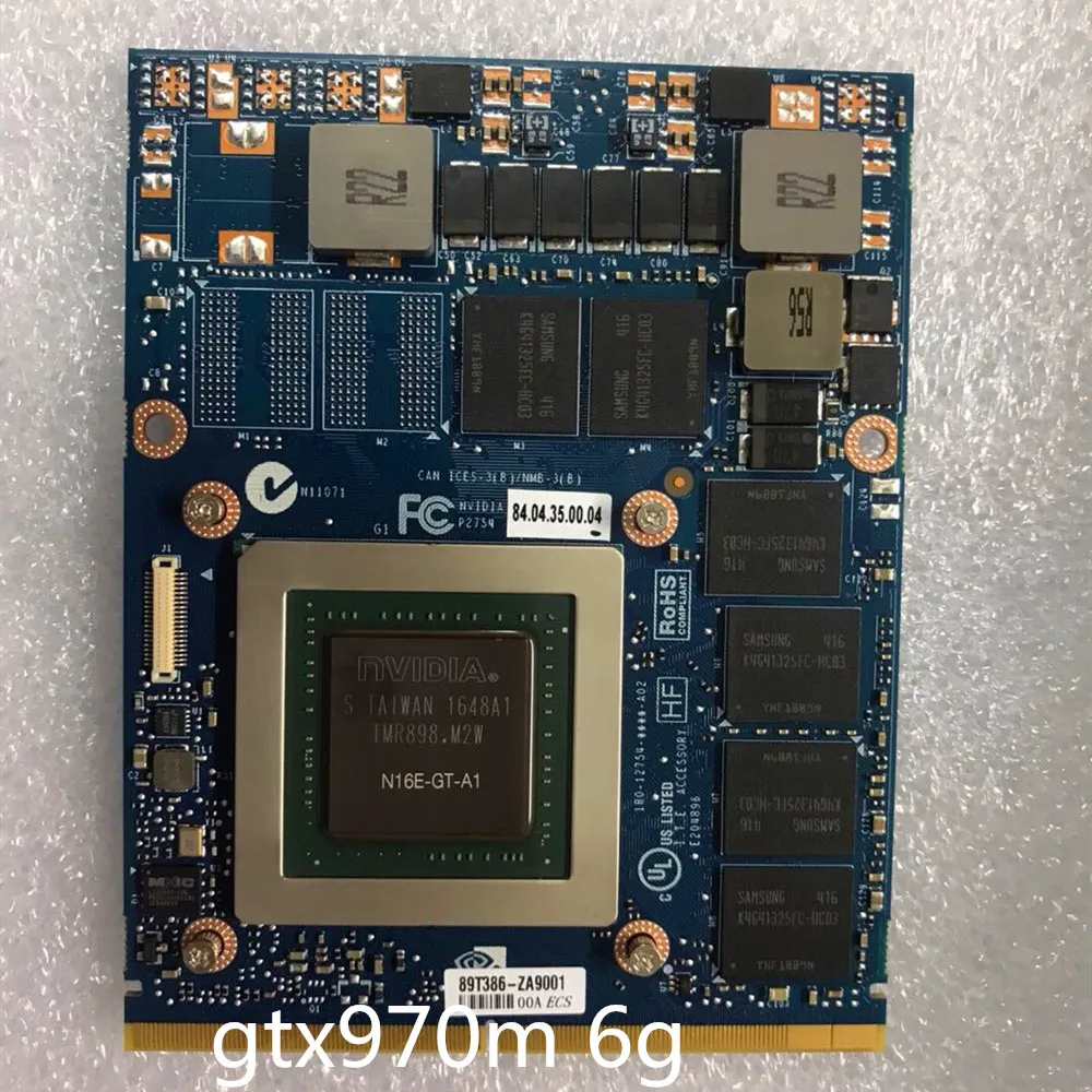 Видеокарта ESHAKARE GTX 970M GTX970M N16E-GT-A1 6 ГБ для Clevo P157SM P151SM P150SM P375SM P170EM P150EM P170SM P177SM - купить