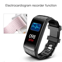 ecg ppg s smart bracelet heart rate blood pressure spo2 monitor lorentz diagram gps route track usb charging smart watch v3e
