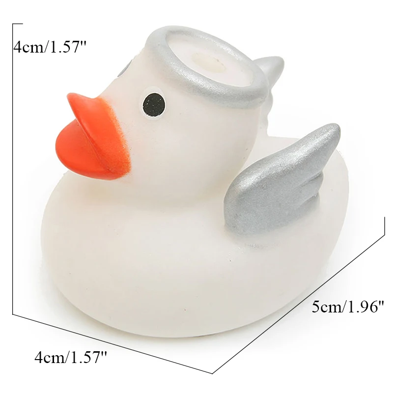 ESALINK 12 шт. детские игрушки ангела резиновая плавающая утка Игрушки для ванны