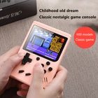 Портативная консоль для видеоигр в стиле ретро, 500 встроенных классических игр, 3,0 дюймовый экран, портативная 8-битная игровая консоль, карманные мини-геймпады