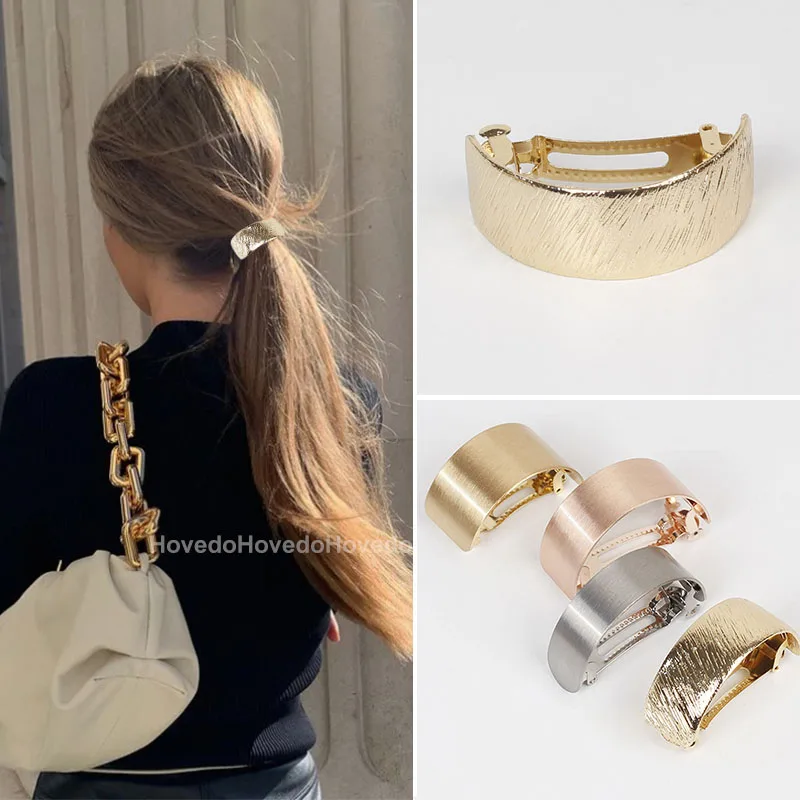 

Fashion Metal Ponytail Hair Clip for Women Girls Hair Claw Chic Barrettes Claw Crab Hairpins Styling Fashion Hair Accessories