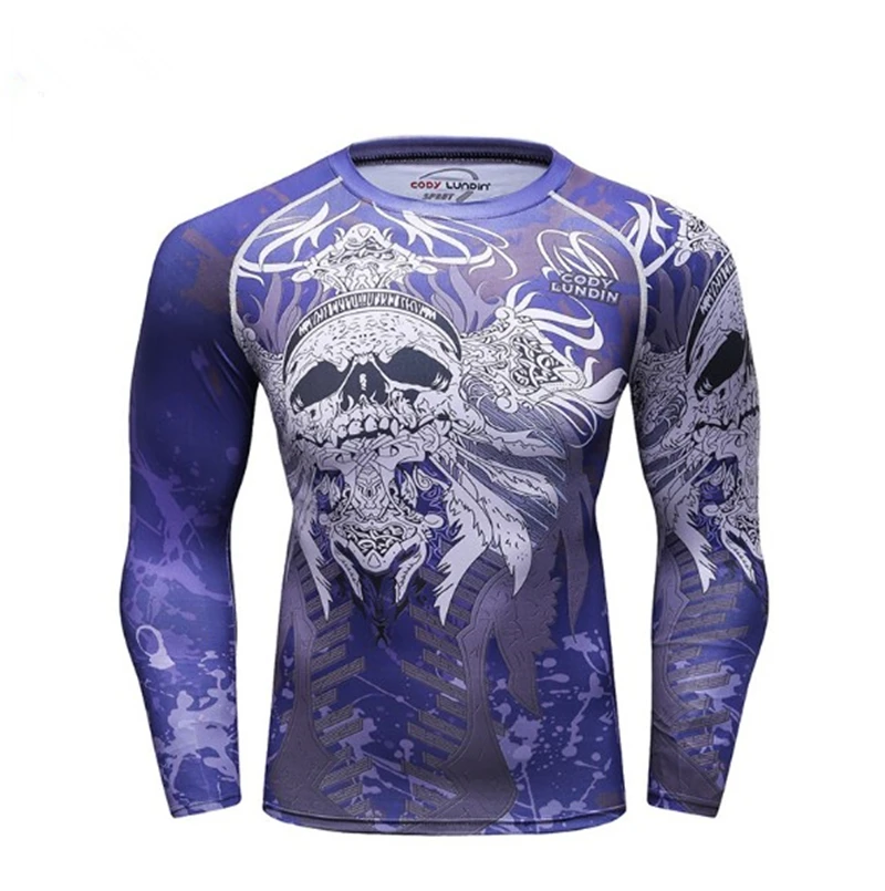 

Fitness BJJ Tops Mma Rashguard T-shirt 3D Printed Muay Thai Boxing Jersey Kickboxing Compression Gym Crossfit Trainning Shirts