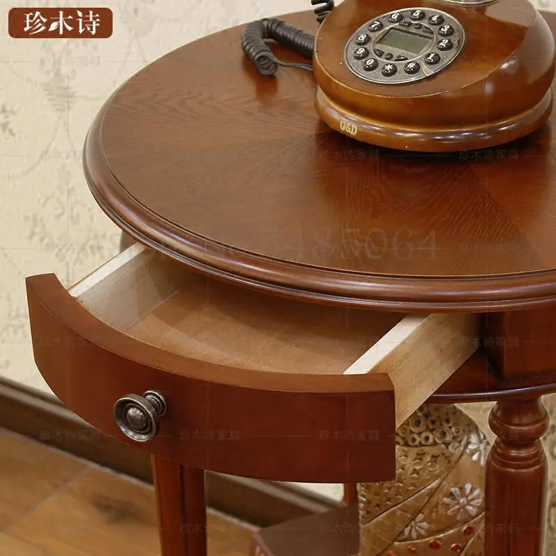 Диван из массива дерева угловой Круглый Американский стол Маленький журнальный