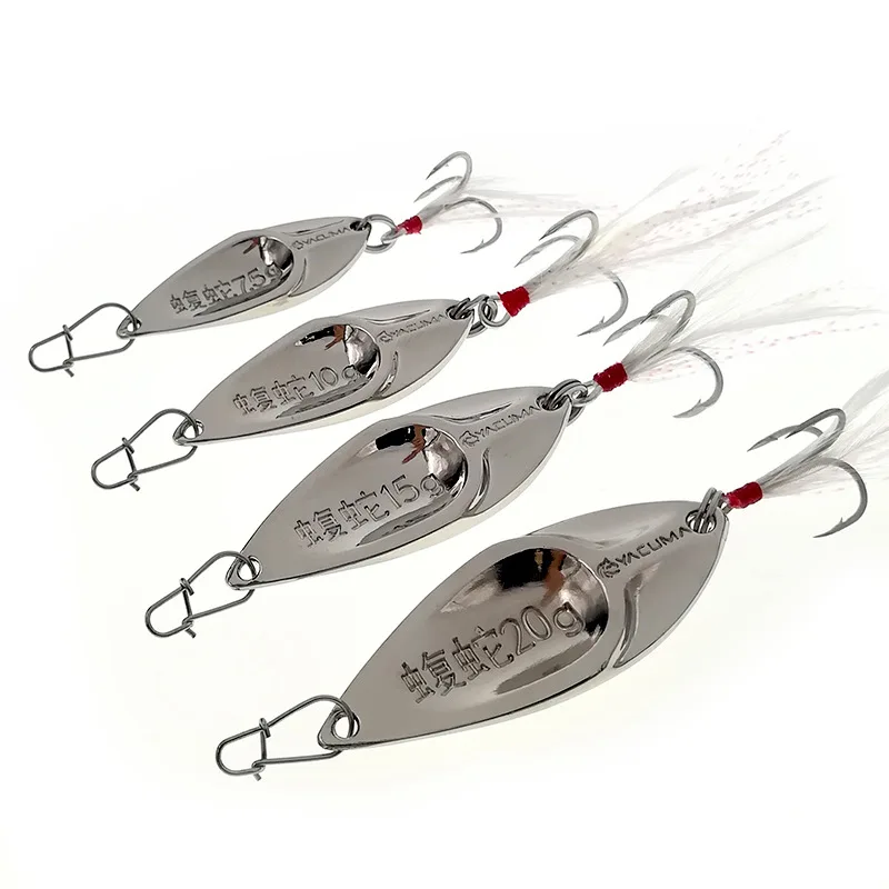 Длинный кадр 7 5/10/15/20 г 1 шт. металлический Змеиный клинок Vib Тонущая приманка