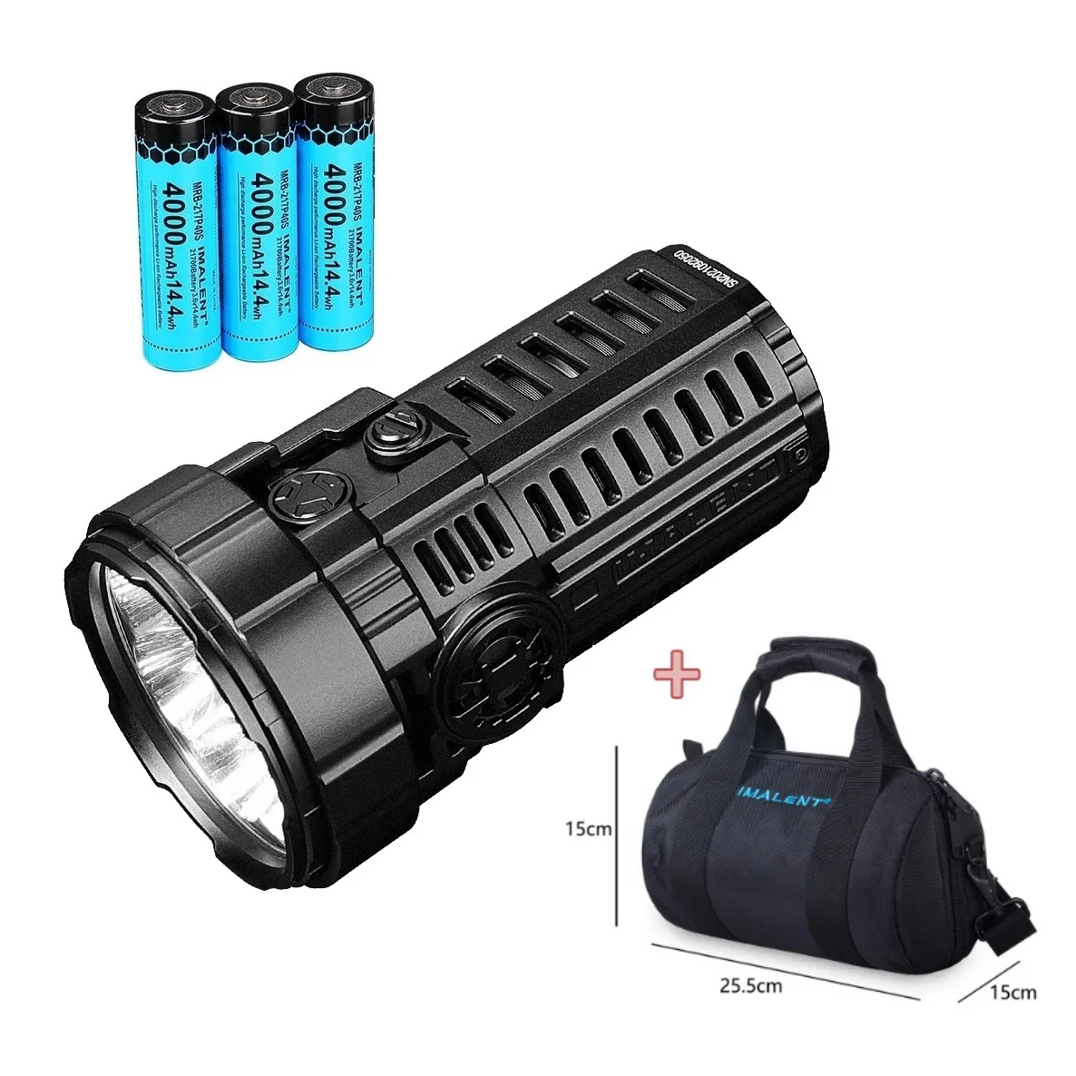 IMALENT MS08 High Power LED Flashlight CREE XHP70 34000LM Torch Light Rechargeable with 21700 Battery for Camping,Self Defense