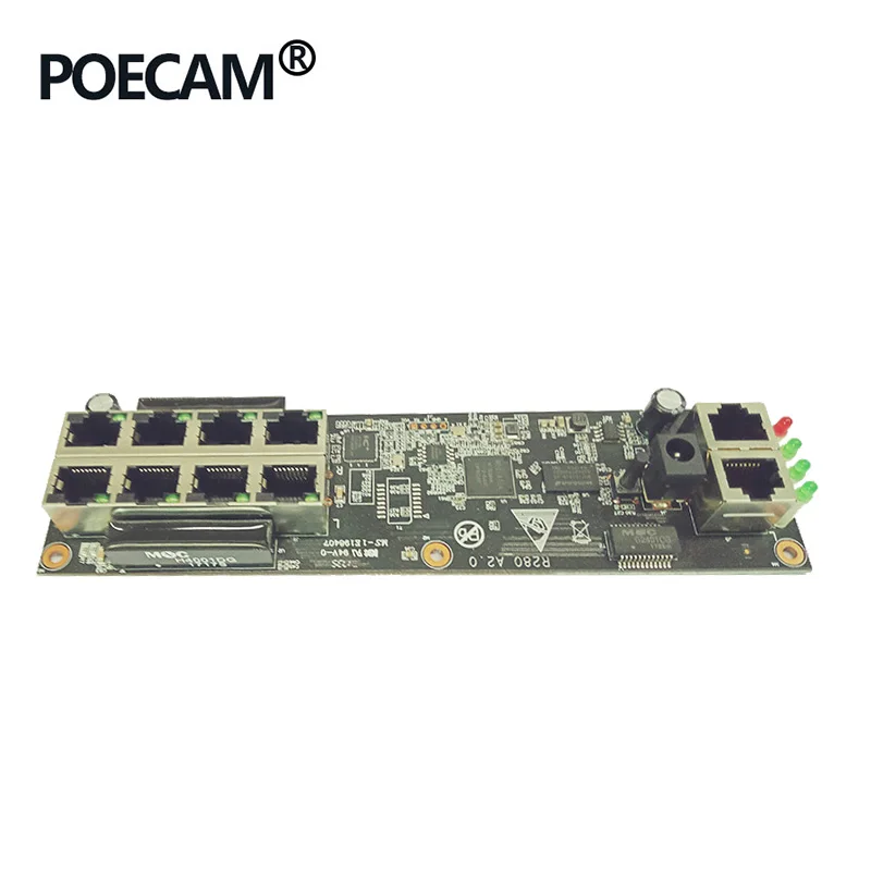 10 портовый пассивный проводной маршрутизатор POE 100 Мбит/с 9 Lan 1 Wan 8 шт. pPOE 45 +/78