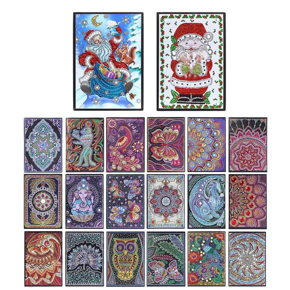 Рождественский Алмазный альбом для рисования DIY алмаз особенной формы вышивка 50
