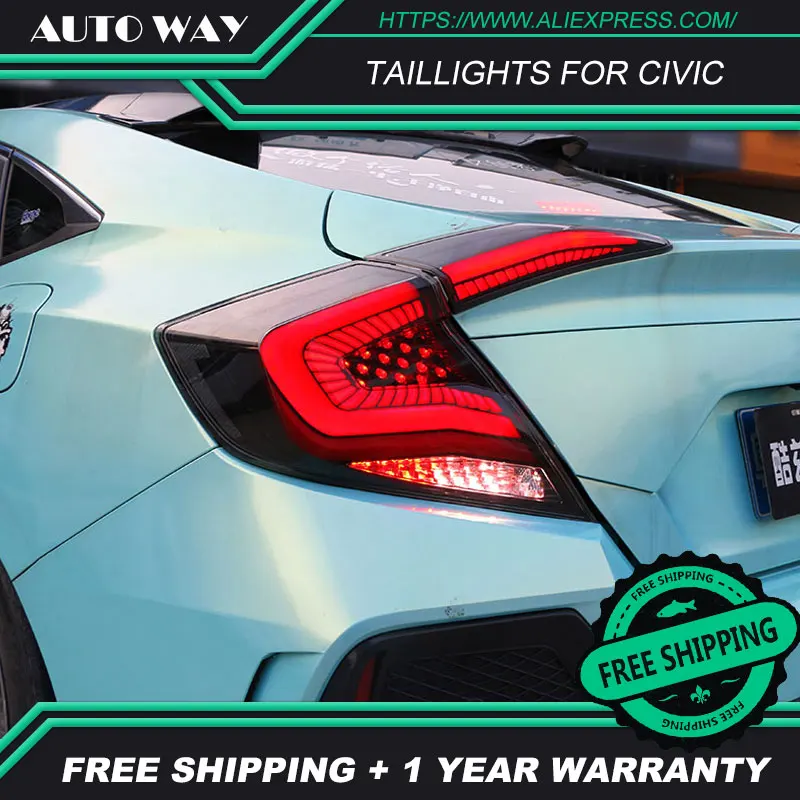 Автомобильный Стайлинг задний фонарь чехол для Honda Civic задние фонари- для Civic светодиодный задний фонарь светодиодный фонарь
