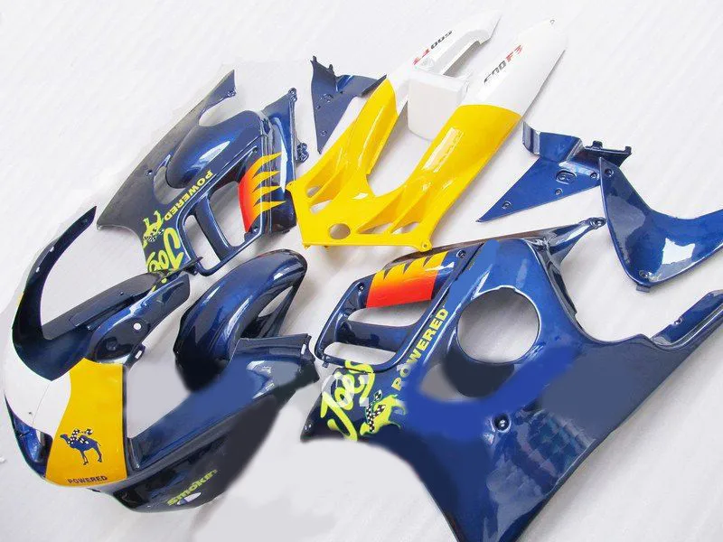 Motorcycle Fairing kit for HONDA CBR600F3 95 96 CBR600 F3 CBR 600F3 1995 1996 ABS Yellow blue Fairings set+Gifts HB11 | Автомобили и