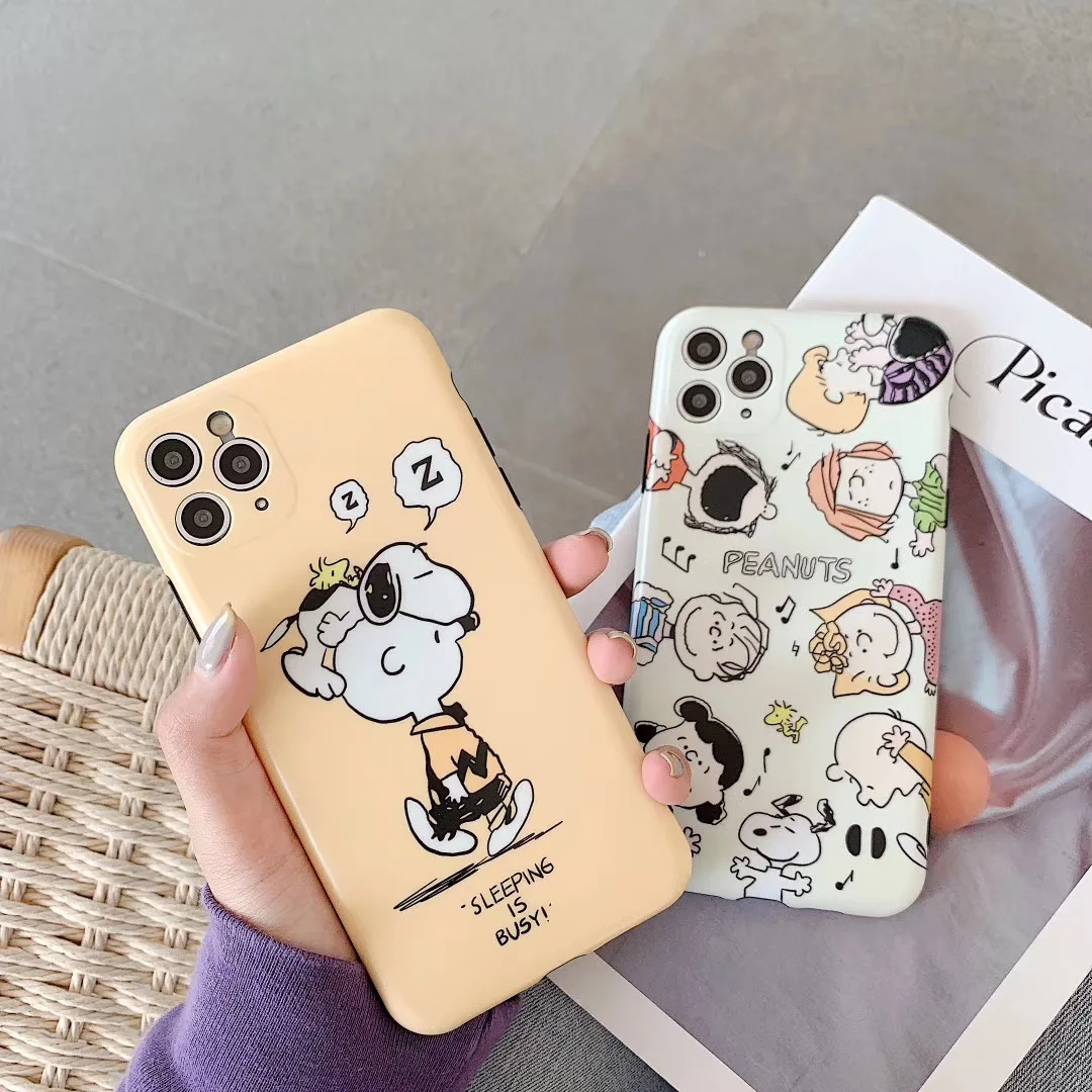 Забавный Милый мультяшный арахис Charlie Коричневый чехол для телефона iPhone 11 Pro X XS MAX