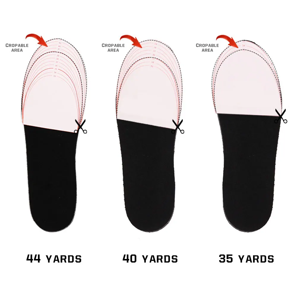 Можно отрезать 1 пару USB стельки для обуви с подогревом согревающие ног теплые