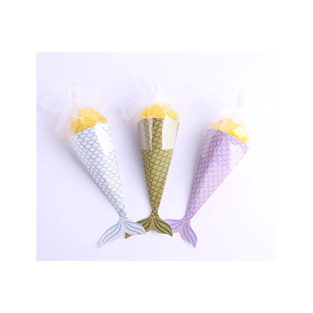 Русалка подарочные сумки дети подарки на день рождения мешок русалки коробки