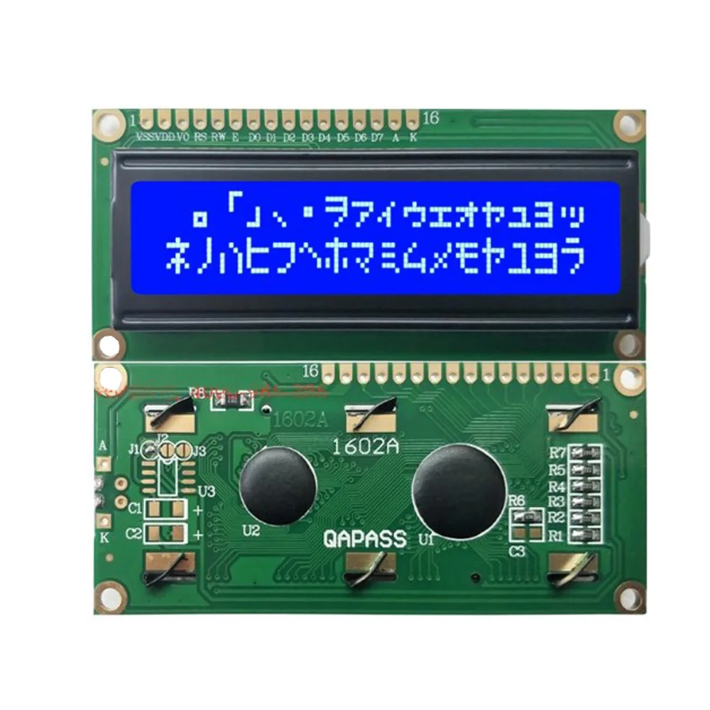 Модуль ЖК-дисплея с желтым/синим Blacklight 1602 5V LCD PCF8574T PCF8574 IIC/I2C/интерфейс 16x2 символ