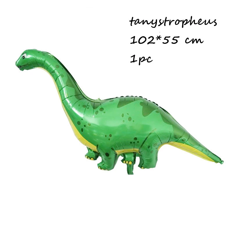 Tanystropheus 1 шт гуляющий динозавр фольга гелиевые шары мальчики дети ребенок душ лес джунгли животные тематическая вечеринка на день рождения украшения принадлежности - Цвет: Tanystropheus