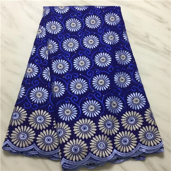 Новый дизайн африканская 100% хлопковая кружевная ткань 2019 швейцарская вуаль