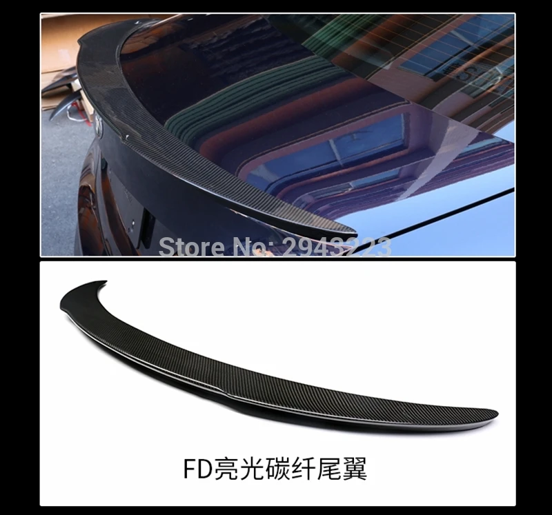 Спойлер для Benz CLA CLA45 W117 C117 cla 200 250 260 AMG 2013-2017 FD стиль углеродное волокно задний