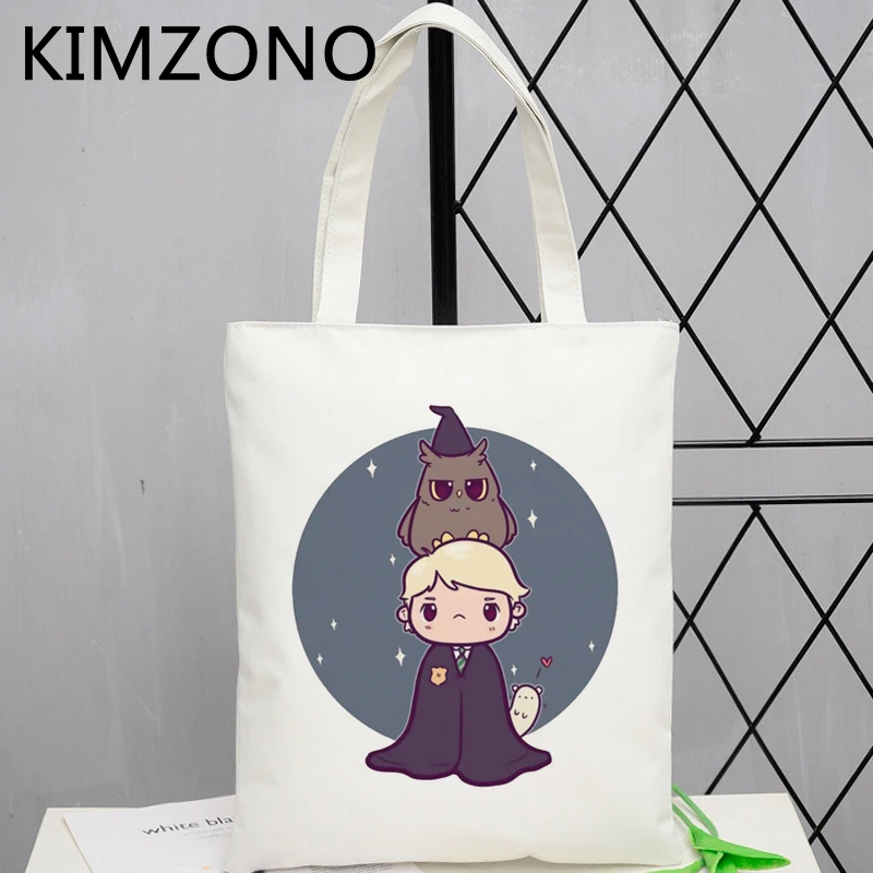 

Draco Malfoy shopping bag jute bag shopper grocery cotton bolsa recycle bag bag reusable net boodschappentas sac cabas cabas