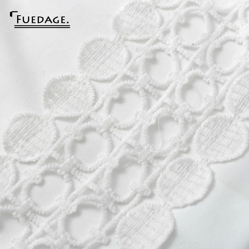 Fuedage/осенний сексуальный женский комплект из двух предметов кружевное платье в